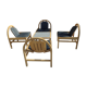 4 armchairs and 1 table Baumann argos