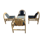 4 armchairs and 1 table Baumann argos