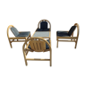 4 armchairs and 1 table Baumann argos