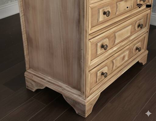 Drawer chest authentic wood