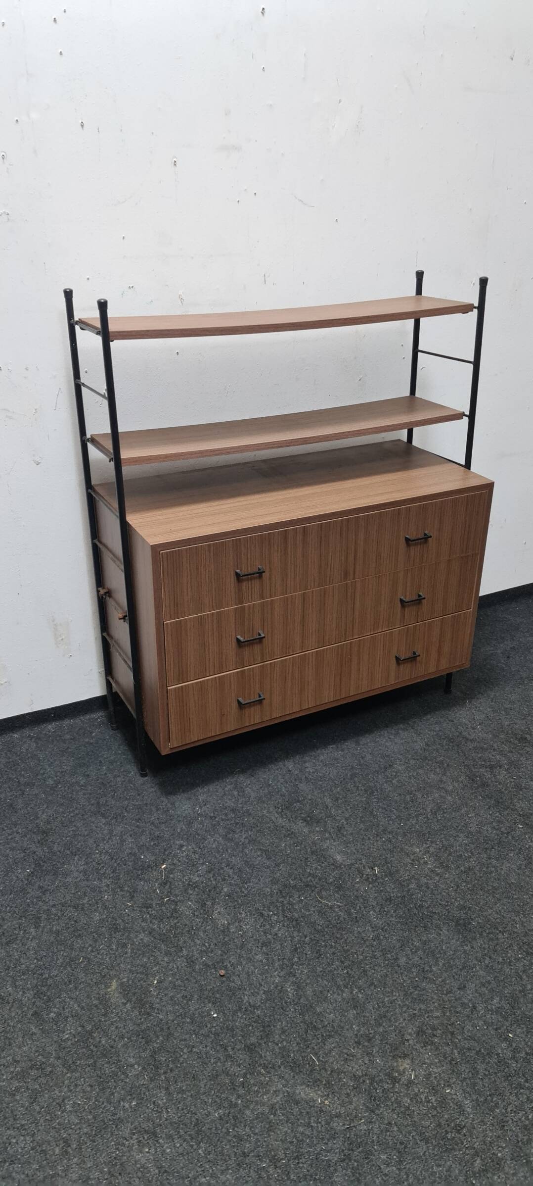 Vintage free standing shelving unit