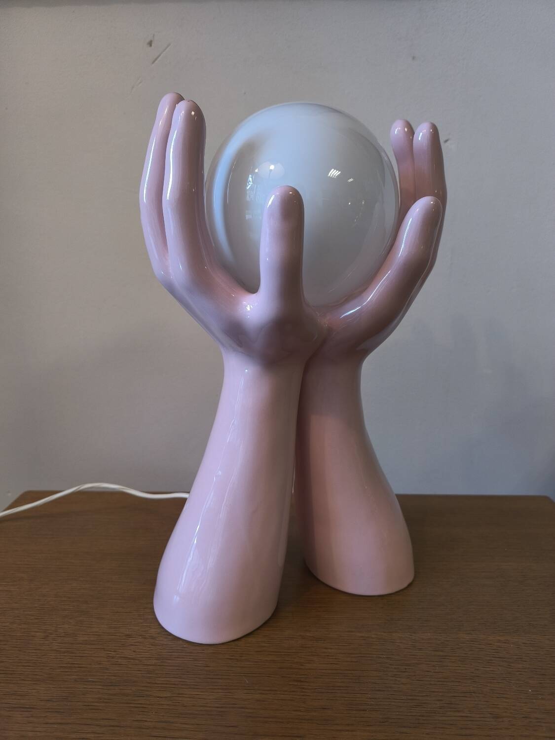 Ceramic table lamp circa 1980