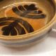 Set of 3 ceramic caquelon dishes from Pornic, Palmyre decor