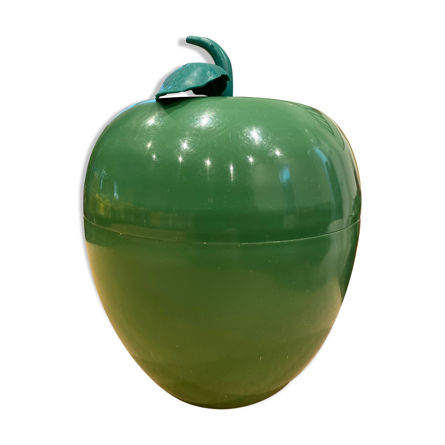 Vintage green apple ice bucket