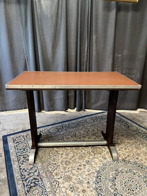 Small vintage bistro table – antique coffee table