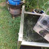 Vintage gold dessert trolley