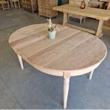 Round table solid cherry with extensions