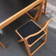 Ensemble table de salle à manger et 4 chaises années 80