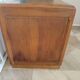 Vintage Art Deco schoolmaster's desk - double-sided - solid wood - 1940s/50s