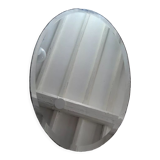 Miroir oval biseauté