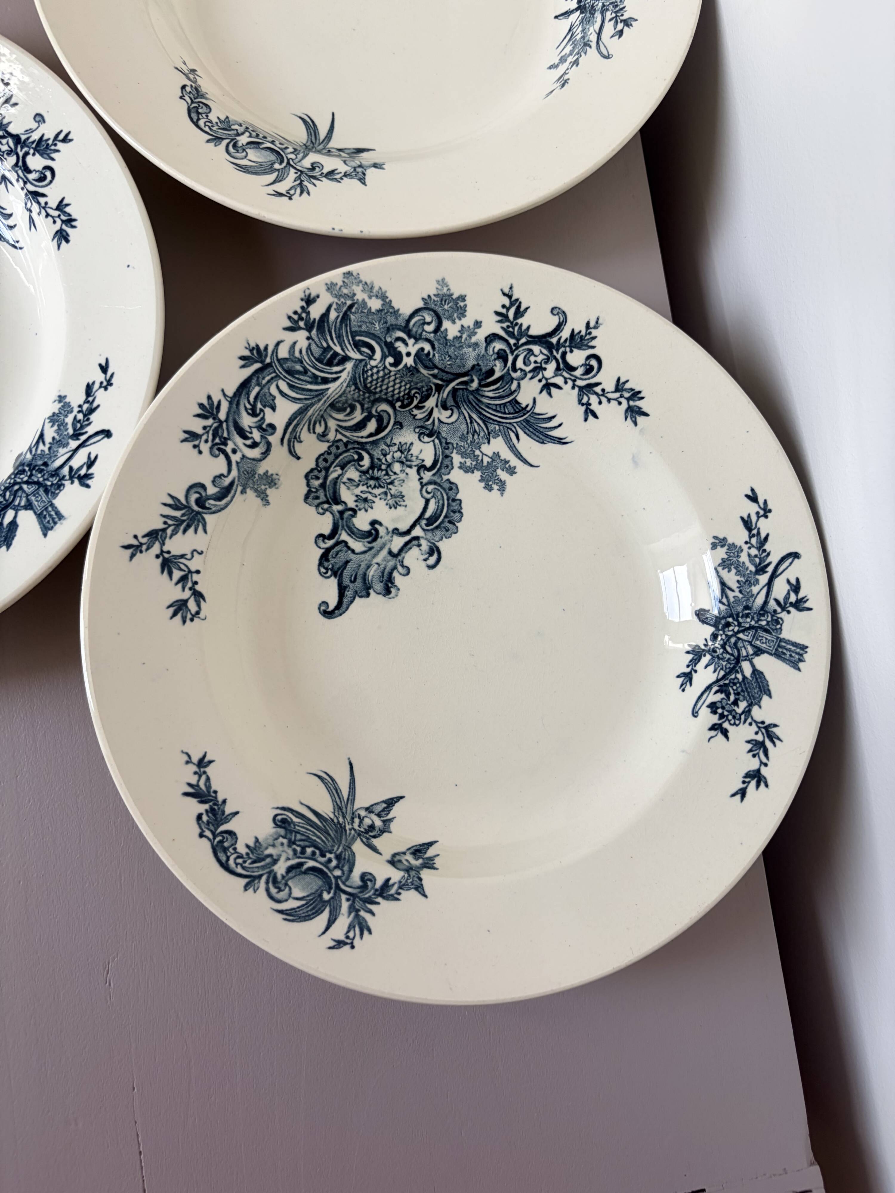 3 vintage deep plates from BFK model Regent 220522