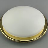 60s 70s Hustadt Leuchten Plafoniere ceiling lamp glass space age design