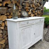 Renovated wooden sideboard