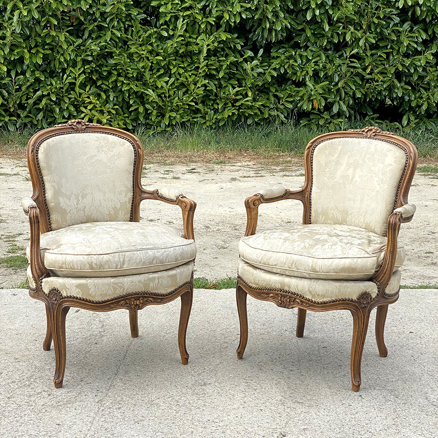 Pair of Louis XV armchairs