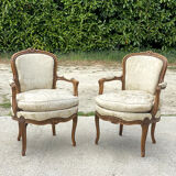 Pair of Louis XV armchairs