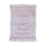 Light Pink Beni Ourain Rug - 117 x 82 cm