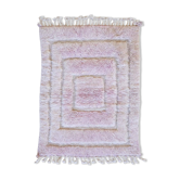 Light Pink Beni Ourain Rug - 117 x 82 cm