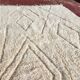 Beni Ouarain Berber rug in cream 300x200 cm – natural wool – handmade