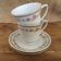 2 flowering tea cups