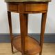Oval bouillotte table