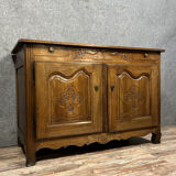 Louis XV period Provencal sideboard in solid walnut circa 1750