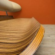 Italian white leather design surfing sofa / Frighetto bench