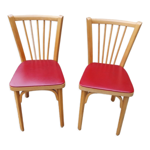 Paire de chaises baumann