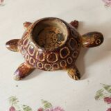 Bougeoir en fonte tortue vintage