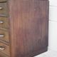Art deco desk, oak minister's office, large 2-box desk, drawer desk, 40's