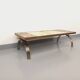 Vintage ceramic coffee table by Jean Gregorieff for Roche Bobois