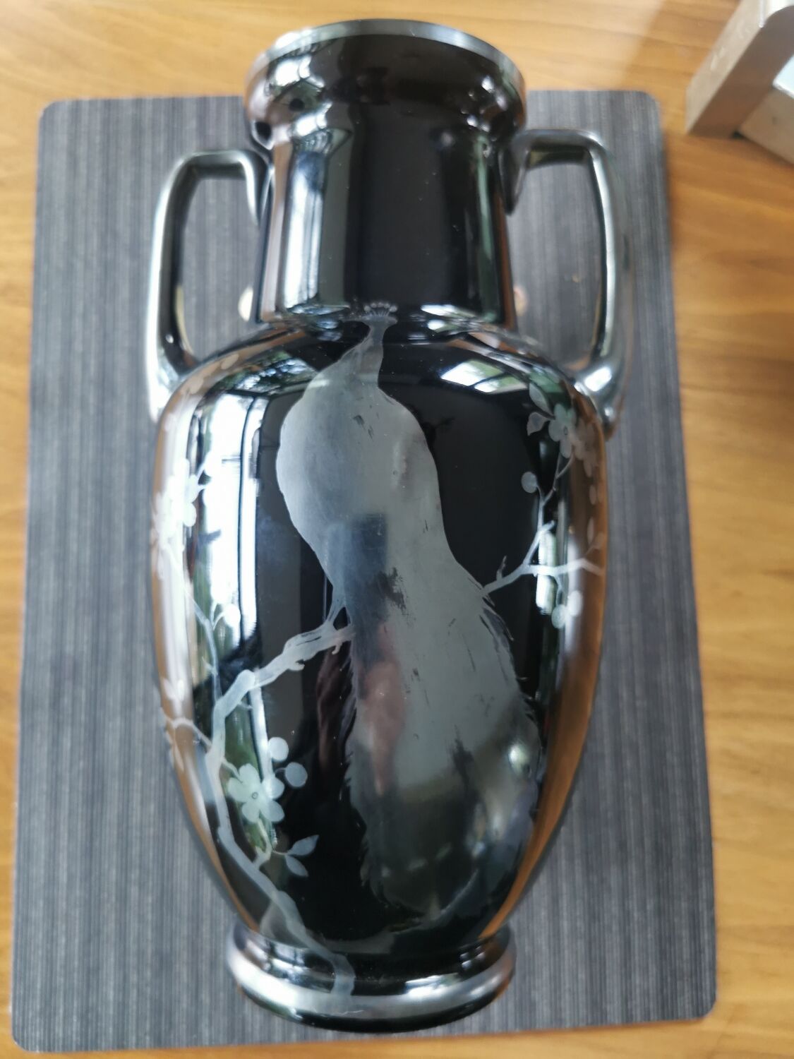 Pair of art deco vases signed Hem Michel Herman