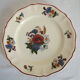 Set of 6 flat plates in earthenware Sarreguemines Model "Agreste" vintage