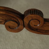Louis XV style console living room table in walnut