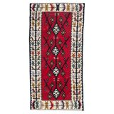 Vintage Turkish Kilim 125x63 cm