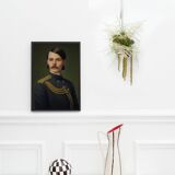 Old portrait - “Les moustachu-es” series