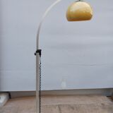 Vintage height adjustable arch floor lamp 1960s-70s