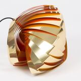 Danish vintage pendant lamp Konkylie by Louis Weisdorf, Lyfa, 1963