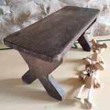 Small wooden bench