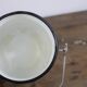 Enamelled sheet metal milk jar