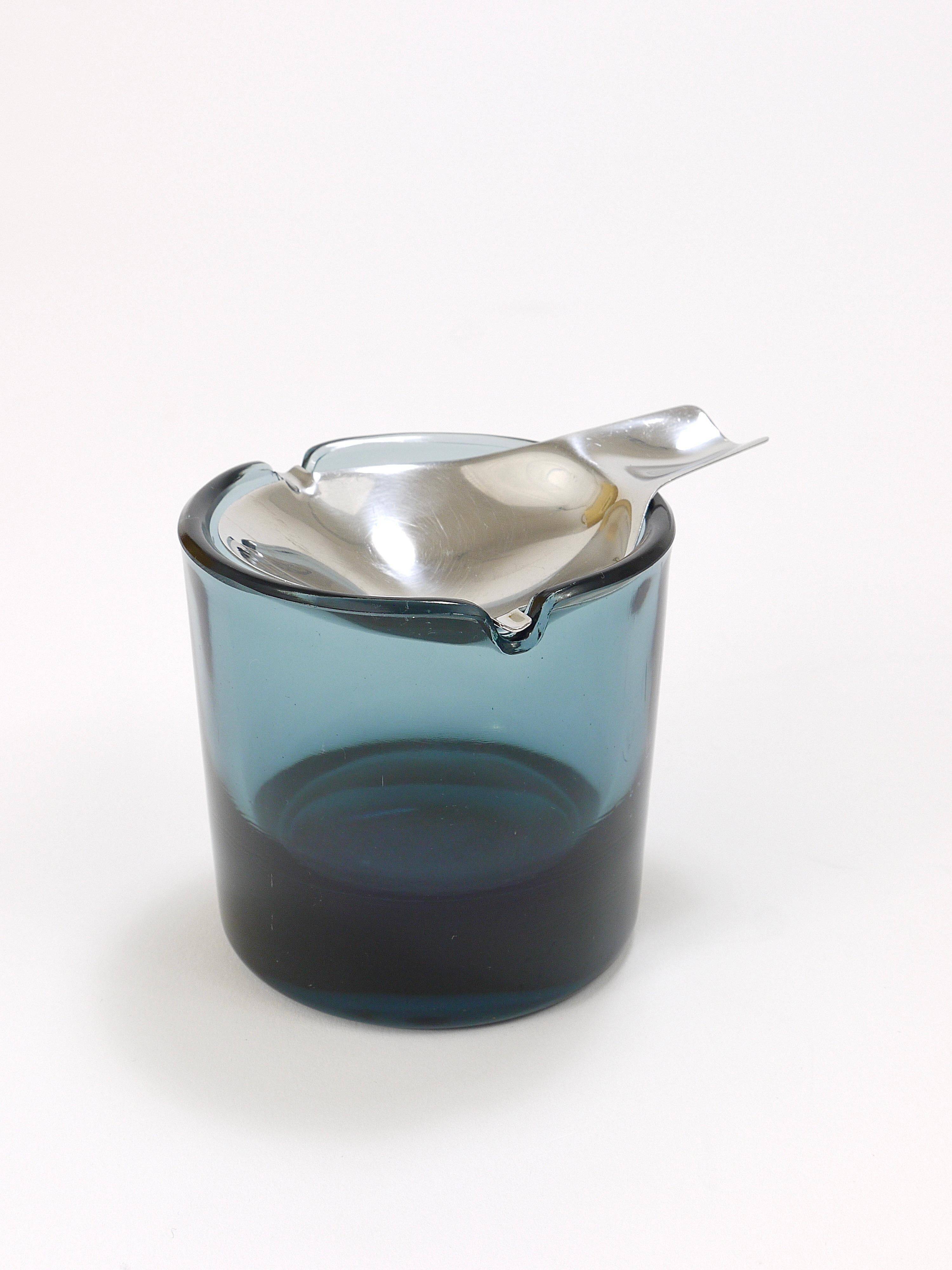 Bauhaus Ashtray Tourmaline by Wilhelm Wagenfeld for WMF Germany, 1960s