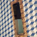 Vintage rattan mirror
