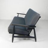 Vintage design bench from the 1960s in the style of Viko Baumritter