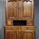 Two-body buffet from the Louis XV period in solid walnut, 18th century.