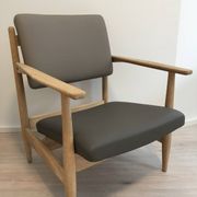 Vintage lounge chair from Czechoslovakia from the 1960s.
