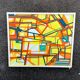 Abstract Cubist Table - Oil on Canvas Signed B. Géral
