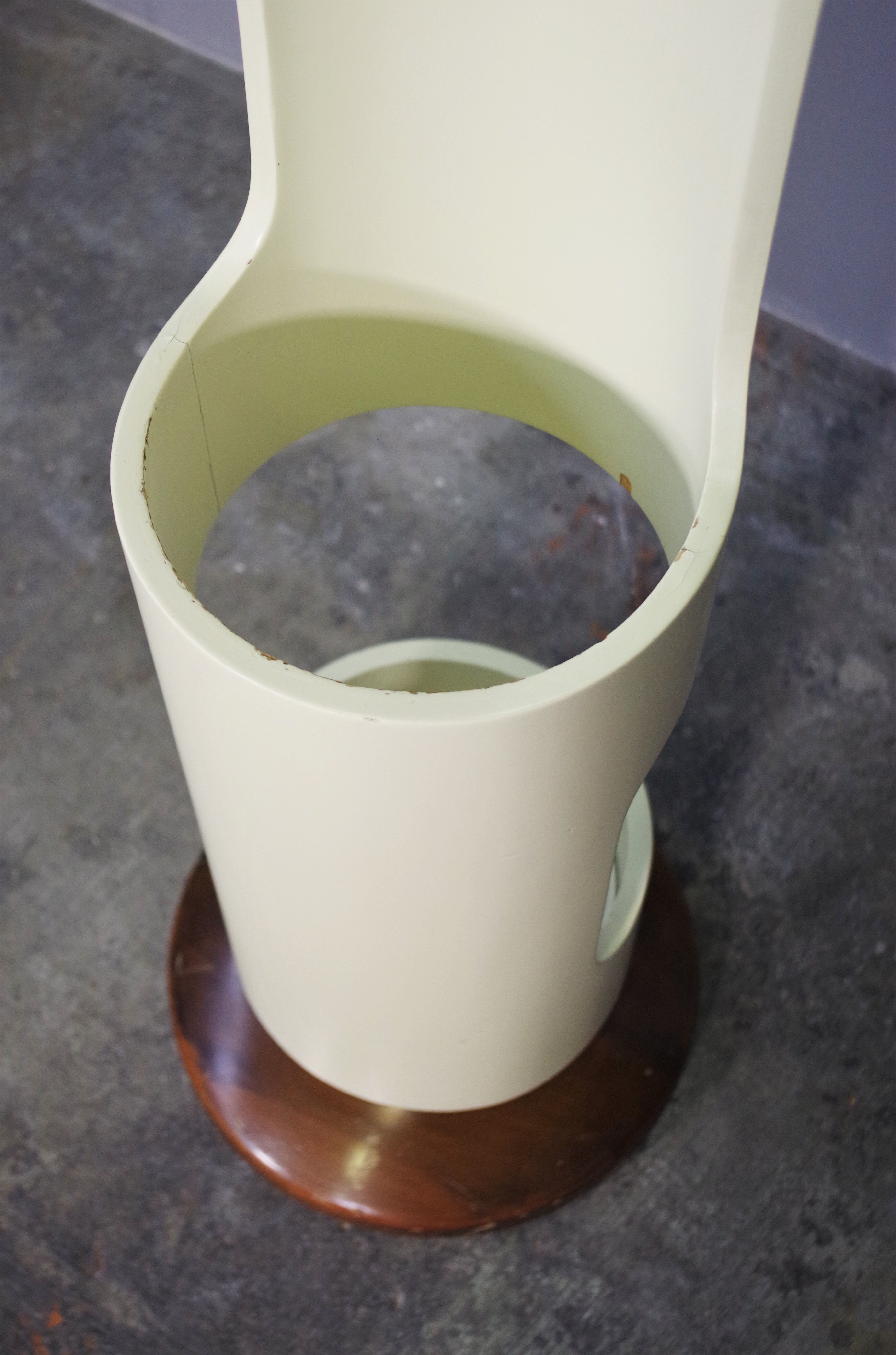 Column coat rack with umbrella stand 60s