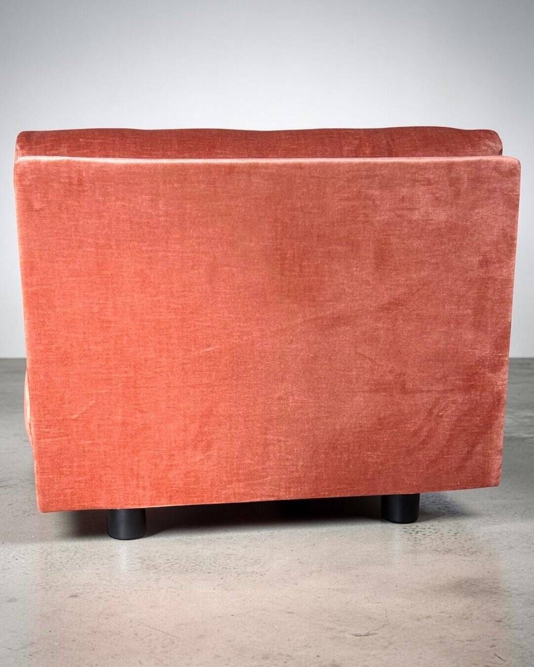 Canapé modulaire Salpol en velours Dralon (Bayer), Italie 1970