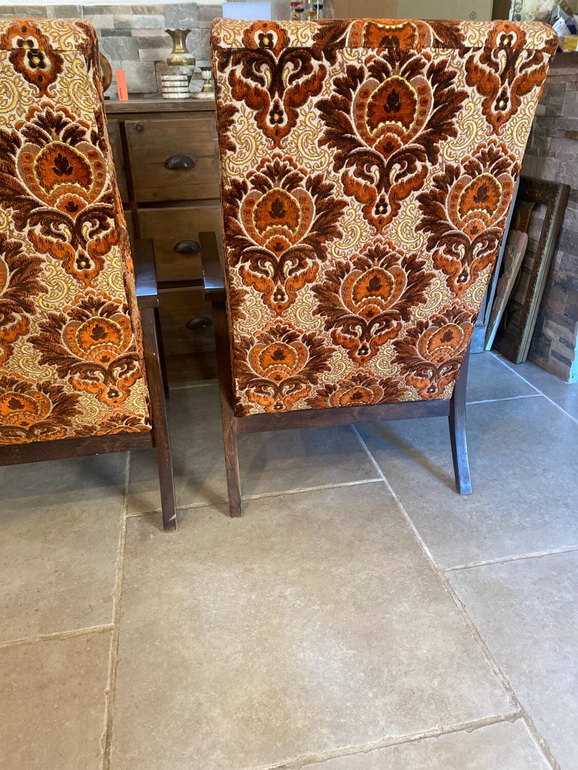 Pair of 50s armchairs