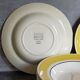 Nine plates faience of gien creation primefleur service caroline vintage