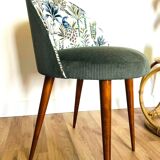 Cocktail Chair, Green Velvet